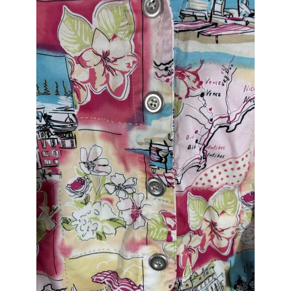 Christopher & Banks Women’s Travel Leisure Shirt Jacket w/Gold Buttons - Sz XL - Picture 4 of 9